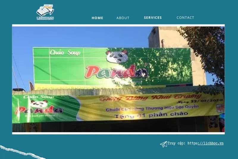 Cháo dinh dưỡng Panda