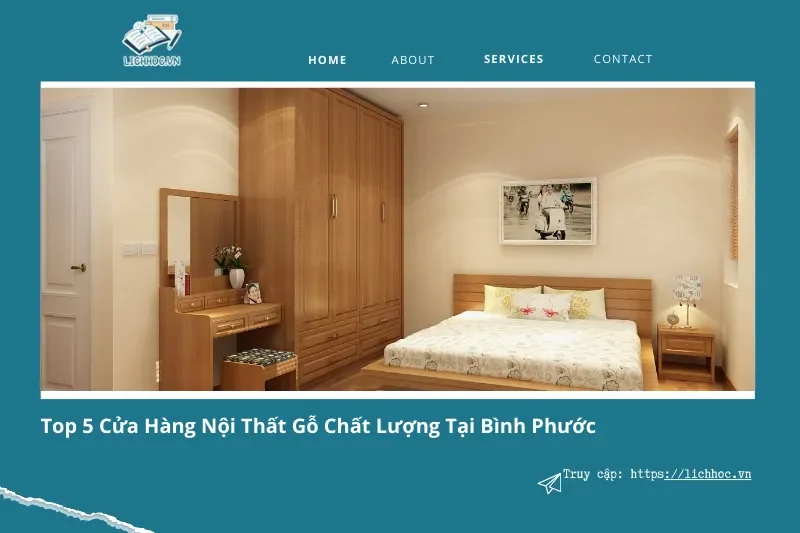 Top 5 cửa hàng nội thất gỗ đẹp và chất lượng nhất Binh Phước