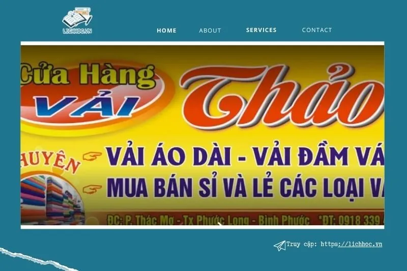 Cửa hàng vải Thảo – Lựa chọn hoàn hảo cho chị em yêu thời trang