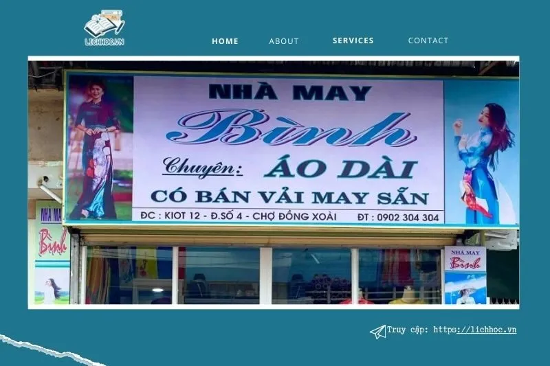 Nhà may Bình – Chuyên vải áo dài cao cấp