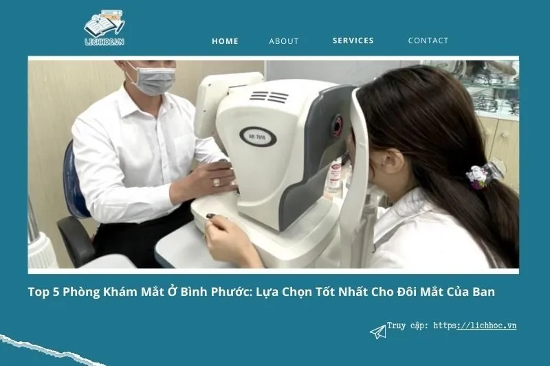 phòng khám mắt ở Bình Phước
