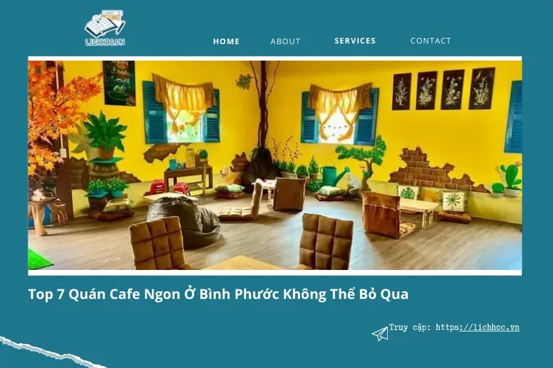 Top 7 quán cafe ở Bình Phước: Đồ uống ngon, không gian sống ảo cực chất!