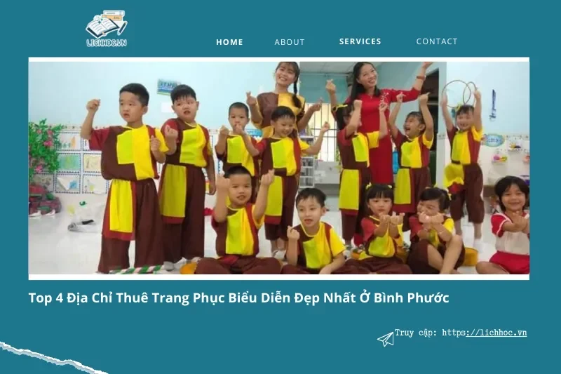 Thuê trang phục biểu diễn ở Bình Phước: 4 gợi ý tuyệt vời cho bạn!