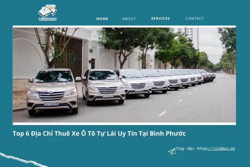 Top 6 địa chỉ thuê xe tự lái ở Bình Phước đáng tin cậy nhất