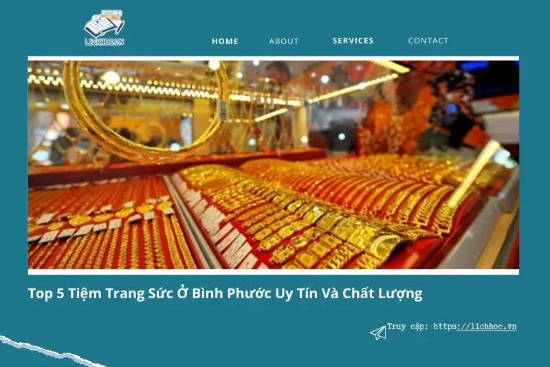 Tìm tiệm trang sức ở Bình Phước? Top 5 gợi ý tốt nhất!