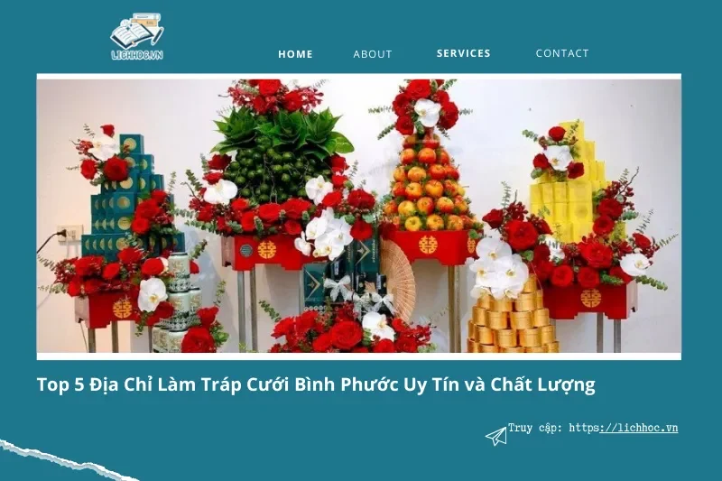Top 5 địa chỉ làm tráp cưới Bình Phước uy tín và chất lượng nhất