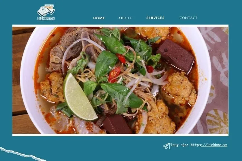 Bún Bò Hiền Vy – Bún bò chất lượng, nước lèo đậm đà