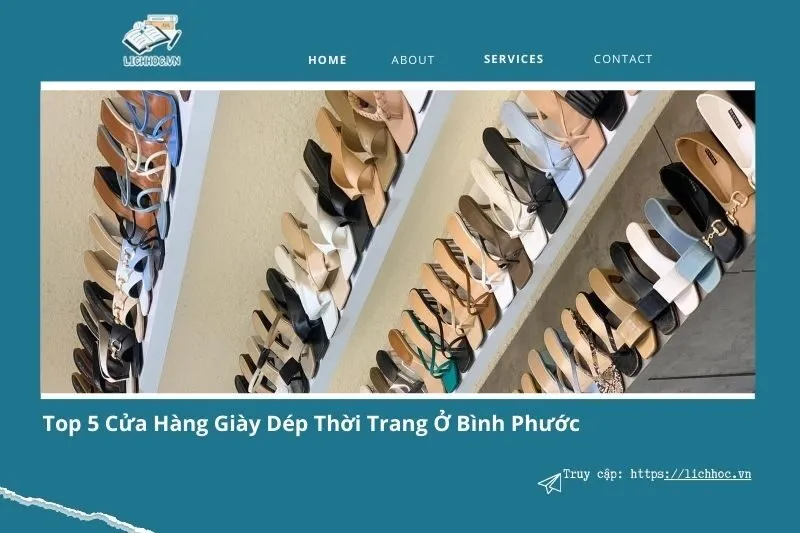 Top 5 cửa hàng giày dép ở Bình Phước thời trang, chất lượng