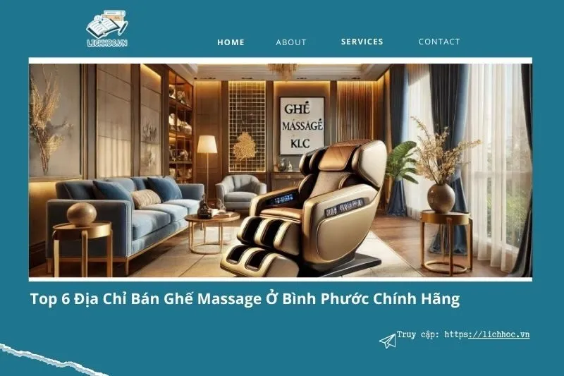 Top 6 địa chỉ bán ghế massage ở Bình Phước chính hãng 2025