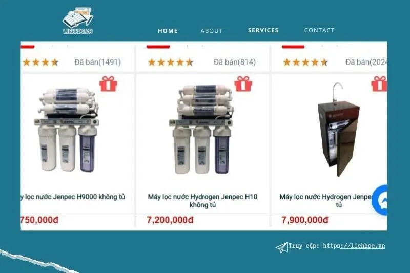 Lọc nước Hoàng Ngân