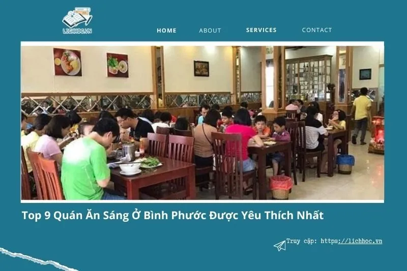 Top 9 quán ăn sáng ở Bình Phước ngon, rẻ, chất lượng nhất