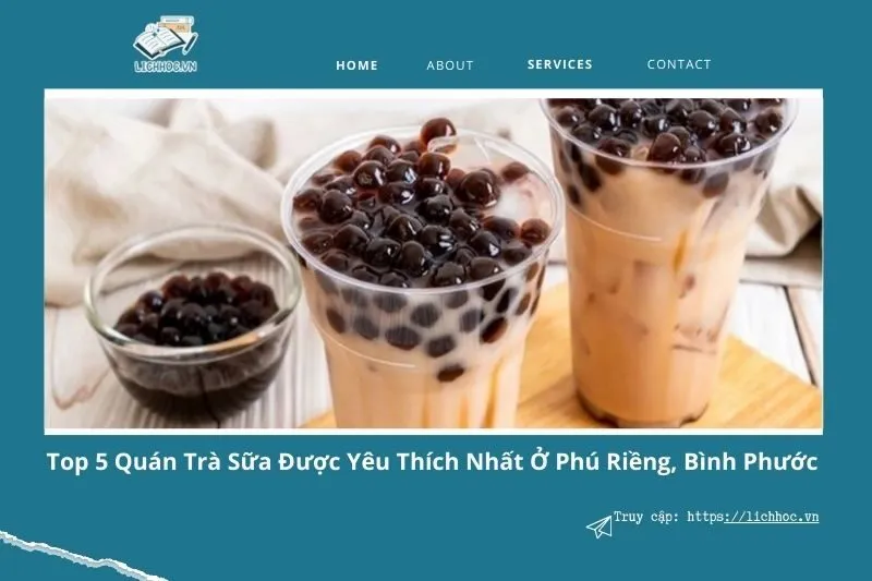 Top 5 quán trà sữa ở Phú Riềng, Bình Phước ngon, view đẹp, giá rẻ