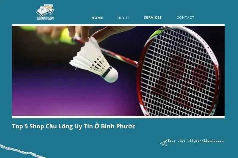 Top 5 shop cầu lông ở Bình Phước uy tín, giá tốt nhất