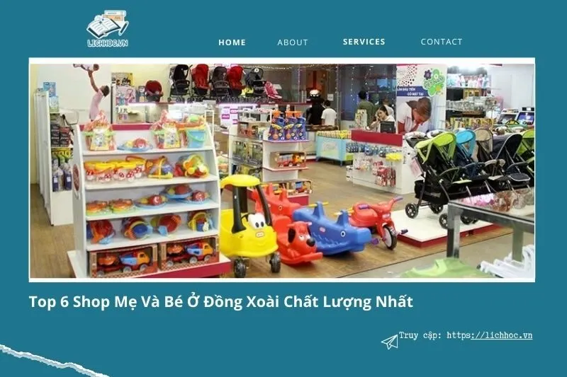 Top 6 shop mẹ và bé ở Đồng Xoài uy tín, đa dạng sản phẩm cho bé