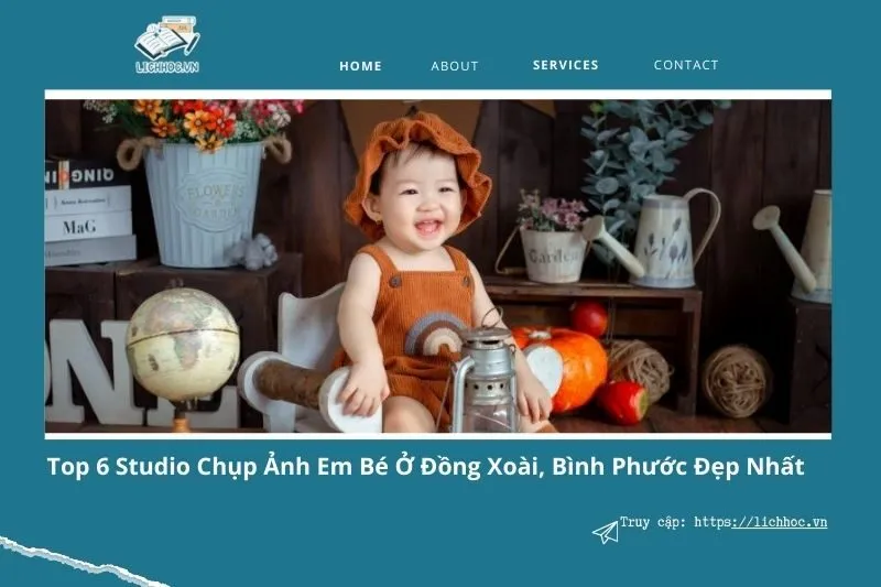 Studio chụp ảnh em bé ở Đồng Xoài: Top 6 địa chỉ đẹp và chuyên nghiệp