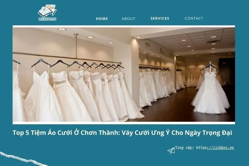 Top 8 tiệm áo cưới ở Chơn Thành: Váy cưới đẹp nhất cho cô dâu