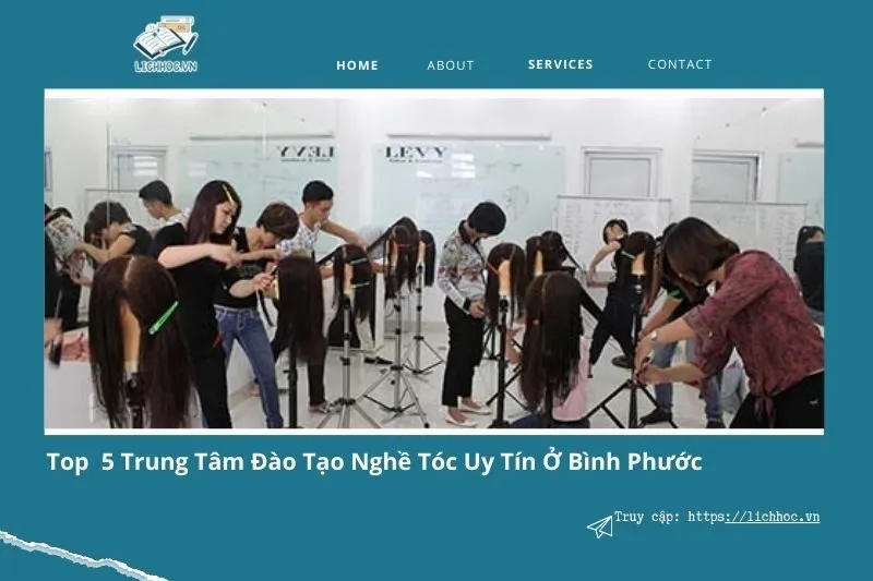 Top 5 trung tâm đào tạo nghề tóc ở Bình Phước uy tín nhất