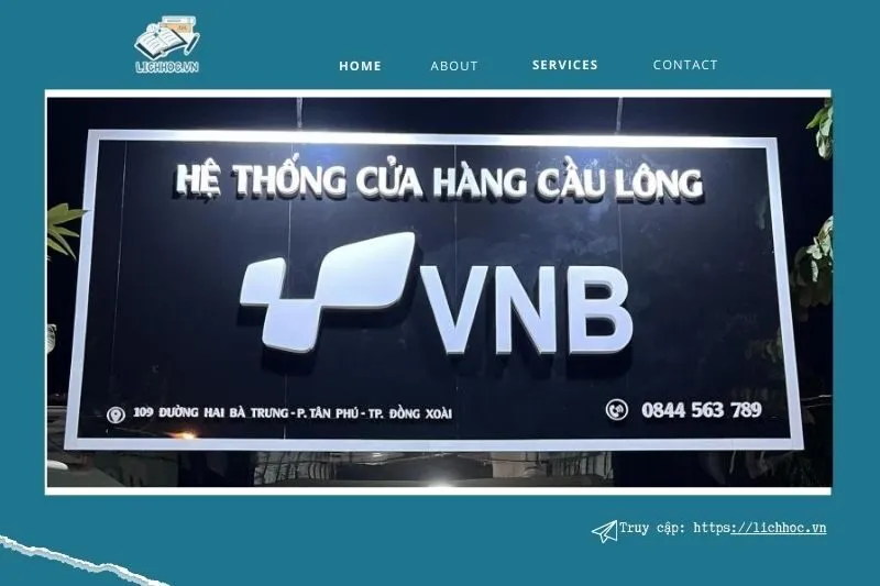 VNB Sports – Hệ thống shop cầu lông lớn nhất Bình Phước